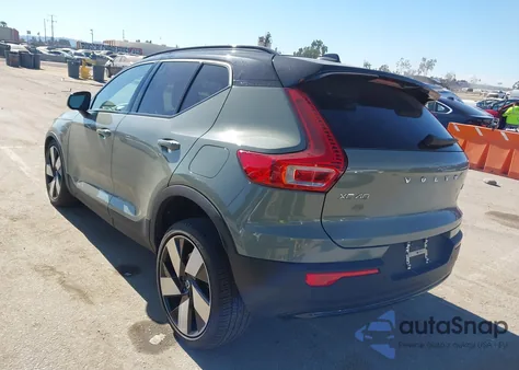 2023 Volvo Xc40 Recharge Pure Electric Twin Ultimate from USA, damaged, VIN YV4ED3UM2P2086867